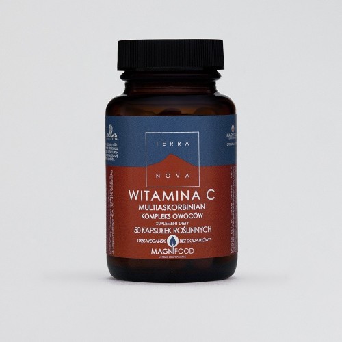 Naturalny suplement MULTIASKORBINIAN WITAMINA C 250 mg KOMPLEKS - Terranova