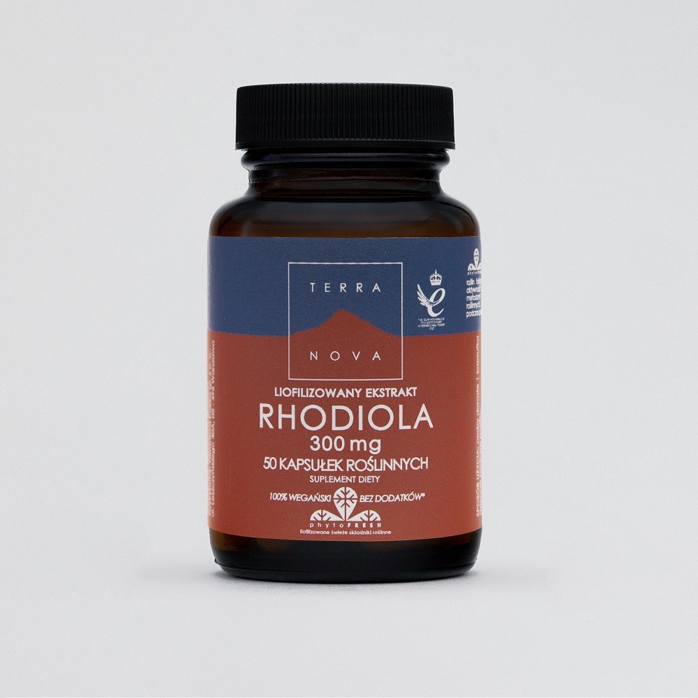 Suplement diety RHODIOLA 300 mg LIOFILIZOWANY EKSTRAKT |Terranova