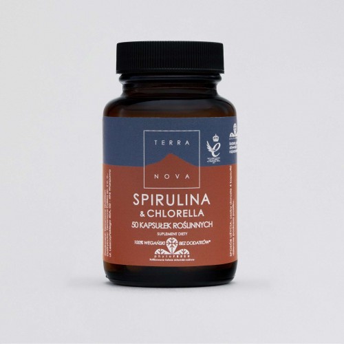 Spirulina Chlorella - suplement na oczyszczenie organizmu i wsparcie układ pokarmowego | Terranova